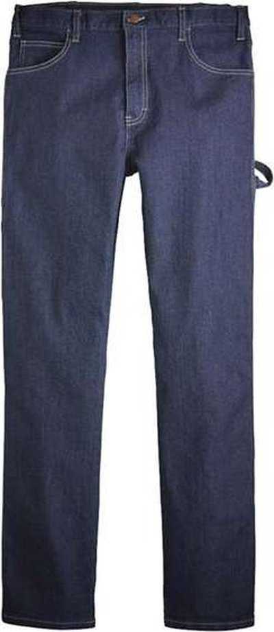 Dickies LU20 Industrial Carpenter Jeans - Rinsed Indigo Blue - 39 Unhemmed - HIT a Double - 1