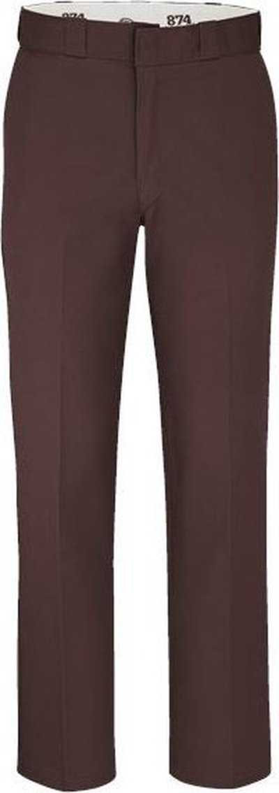 Dickies P874EXT Work Pants - Extended Sizes - Dark Brown - 30I - HIT a Double - 1