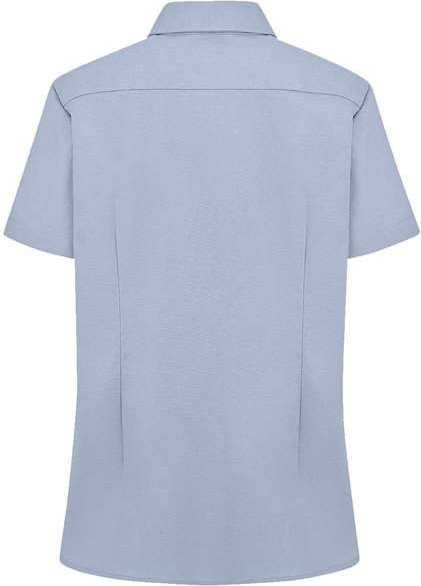 Dickies S254 Women&#39;s Short Sleeve Stretch Oxford Shirt - Light Blue - HIT a Double - 3