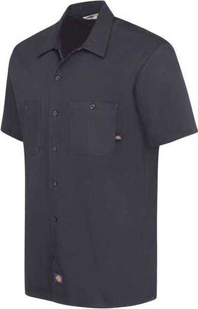 Dickies S307 Industrial Short Sleeve Cotton Work Shirt - Dark Navy - HIT a Double - 2