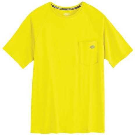 Dickies S600 Performance Cooling T-Shirt - Bright Yellow - HIT a Double - 1