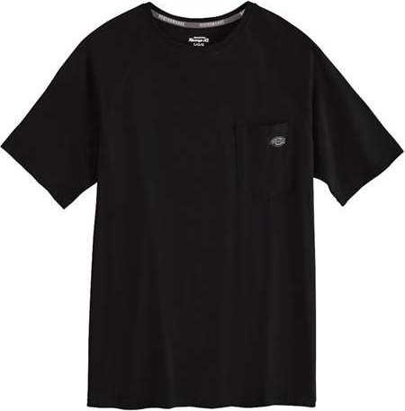 Dickies S600L Performance Cooling T-Shirt - Long Sizes - Black - HIT a Double - 1