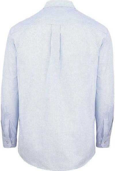 Dickies SSS36 Long Sleeve Oxford Shirt - Blue/ White Stripe - HIT a Double - 3