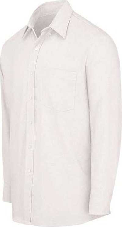 Dickies SSS36 Long Sleeve Oxford Shirt - White - HIT a Double - 2