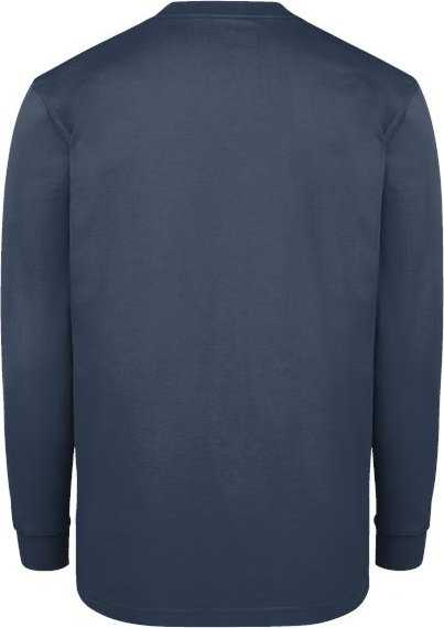 Dickies WL50 Traditional Heavyweight Long Sleeve T-Shirt - Dark Navy - HIT a Double - 2