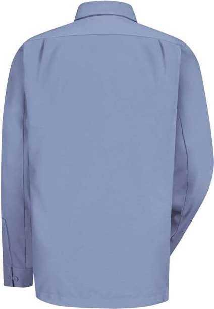 Dickies WS10T Long Sleeve Work Shirt Tall Sizes - Light Blue - HIT a Double - 2