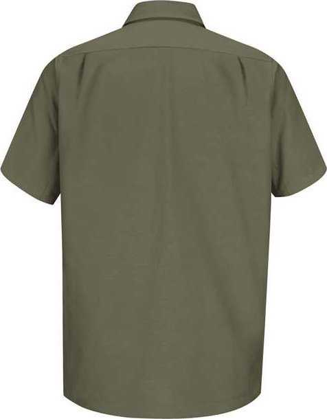 Dickies WS20 Short Sleeve Work Shirt - Olive Green - HIT a Double - 2