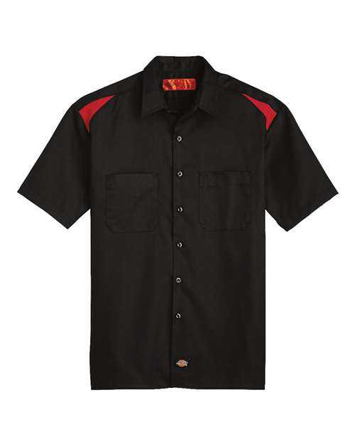 Dickies 05 Short Sleeve Performance Team Shirt - Black English Red - HIT a Double