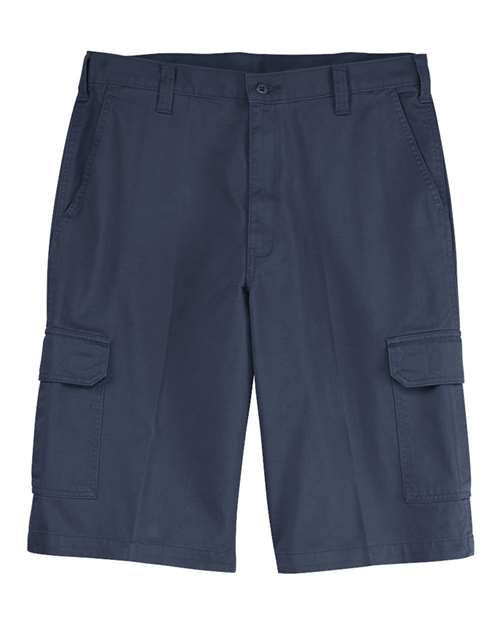 Dickies 4321 Twill Cargo Shorts - Rinsed Dark Navy - HIT a Double