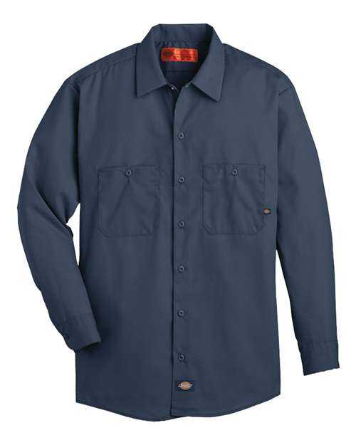 Dickies L535 Industrial Long Sleeve Work Shirt - Dark Navy - HIT a Double