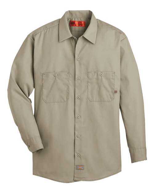 Dickies L535 Industrial Long Sleeve Work Shirt - Desert Sand - HIT a Double