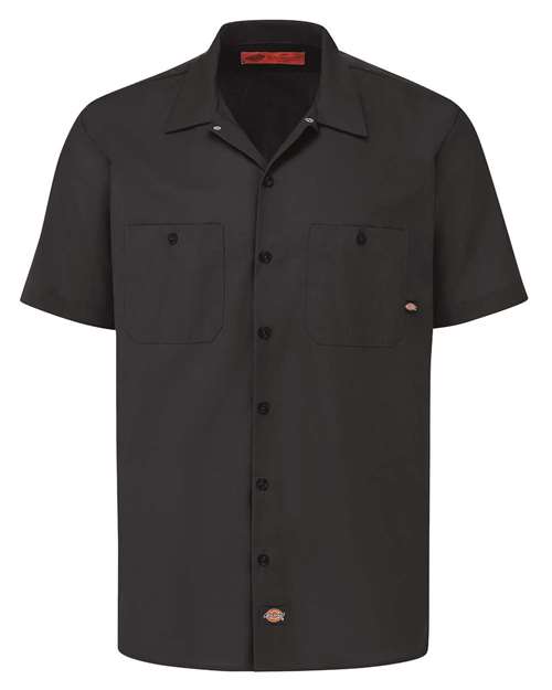 Dickies S535 Industrial Short Sleeve Work Shirt - Black - HIT a Double