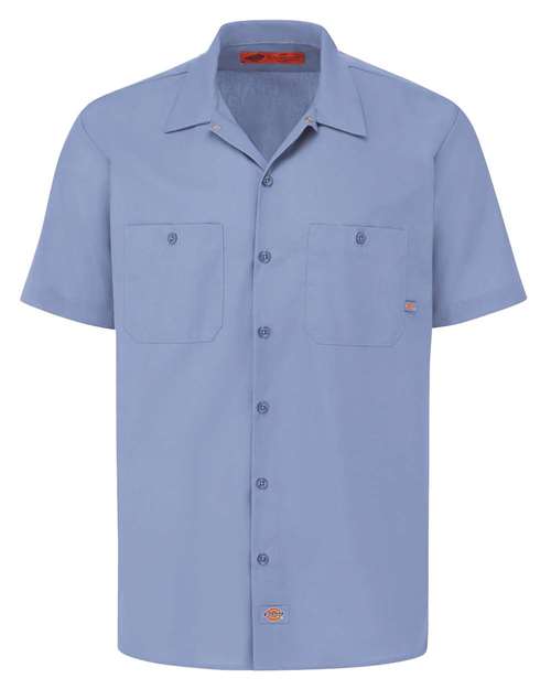 Dickies S535 Industrial Short Sleeve Work Shirt - Light Blue - HIT a Double