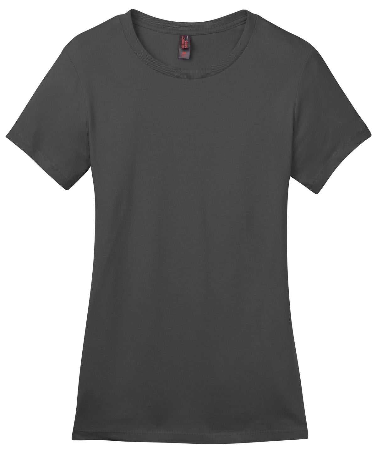 District DM104L Women&#39;s Perfect Weighttee - Charcoal - HIT a Double - 5