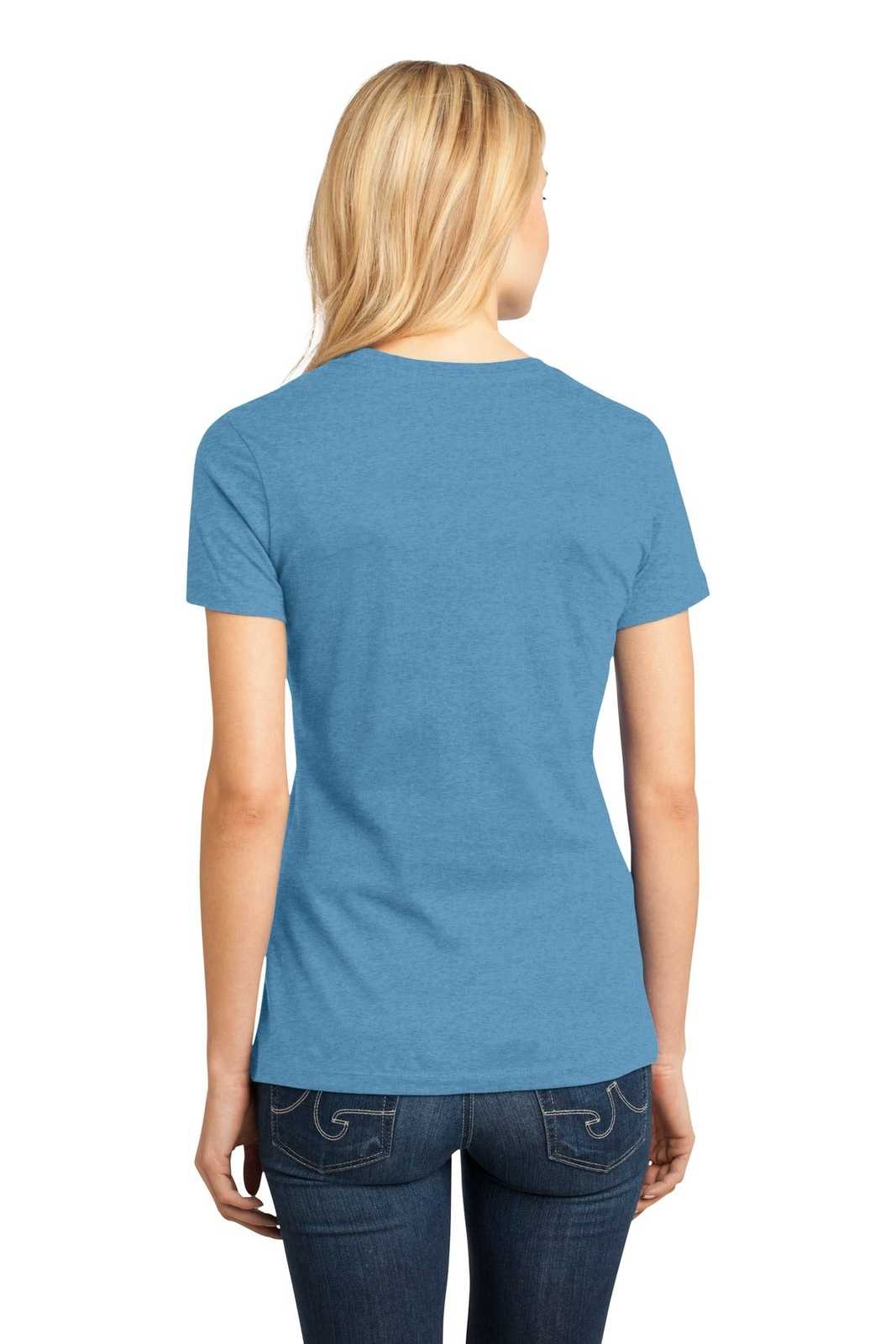 District DM104L Women&#39;s Perfect Weighttee - Clean Denim - HIT a Double - 2