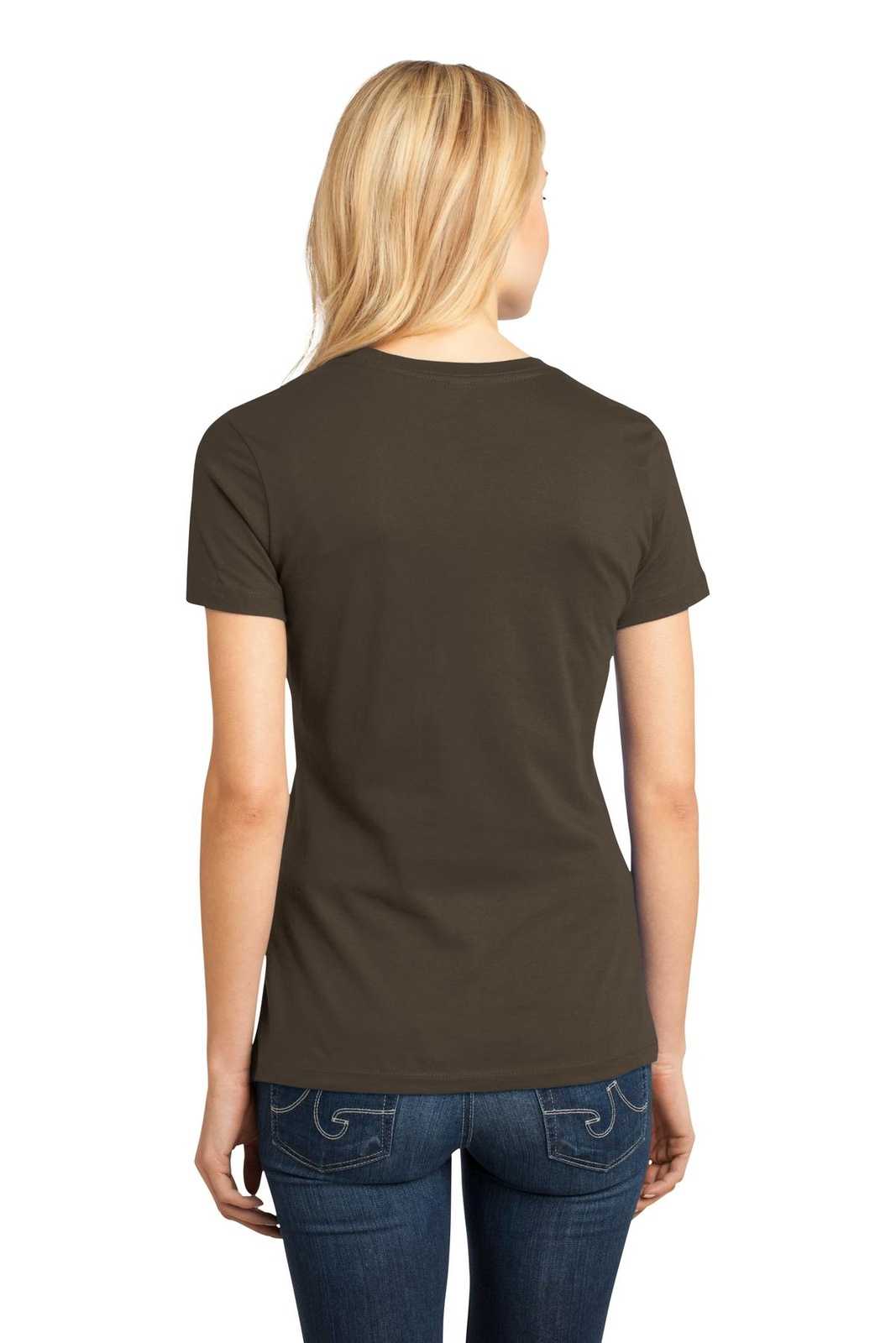 District DM104L Women's Perfect Weighttee - Espresso - HIT a Double - 1