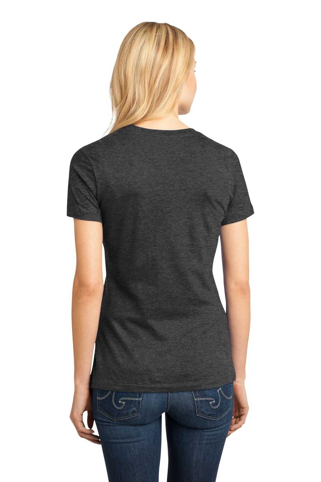 District DM104L Women's Perfect Weighttee - Heathered Charcoal - HIT a Double - 1