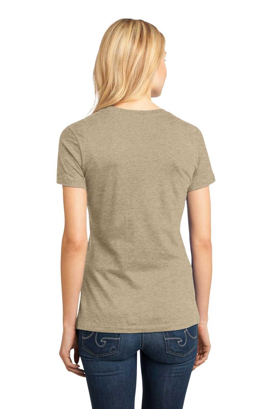 District DM104L Women&#39;s Perfect Weighttee - Heathered Latte - HIT a Double - 2