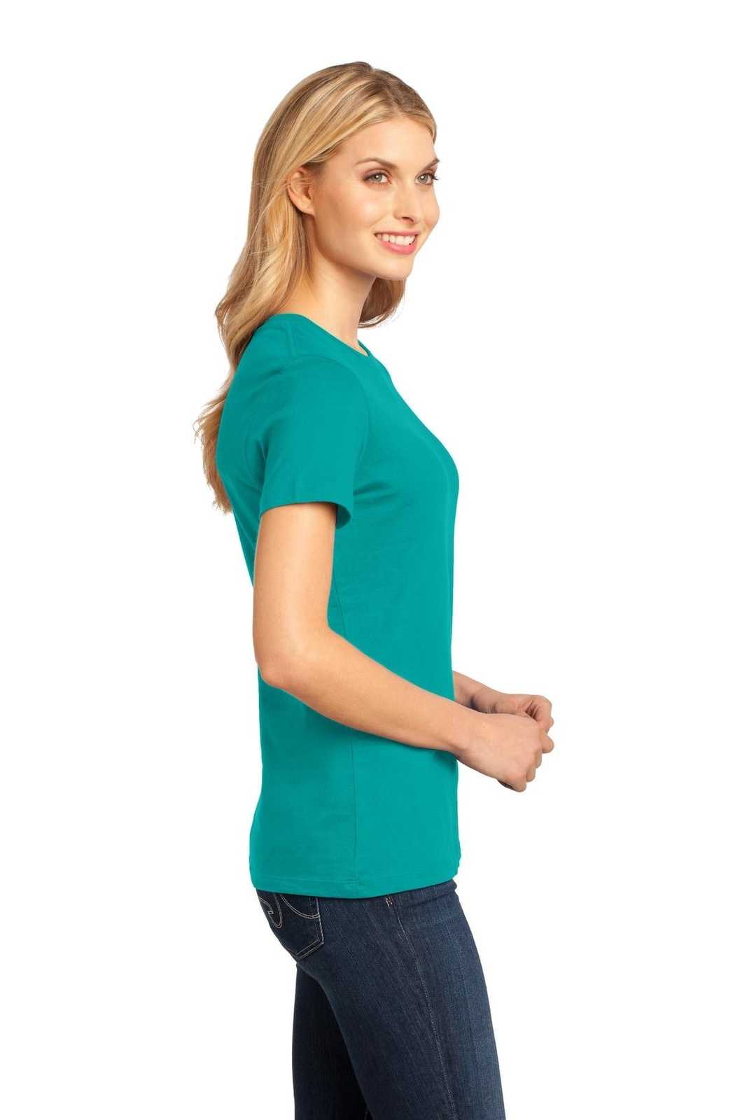 District DM104L Women&#39;s Perfect Weighttee - Jade - HIT a Double - 3