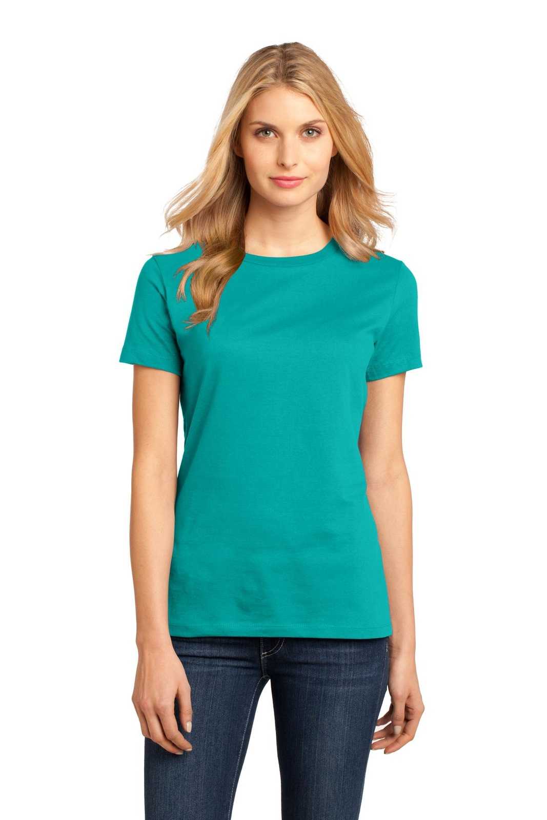 District DM104L Women&#39;s Perfect Weighttee - Jade - HIT a Double - 1