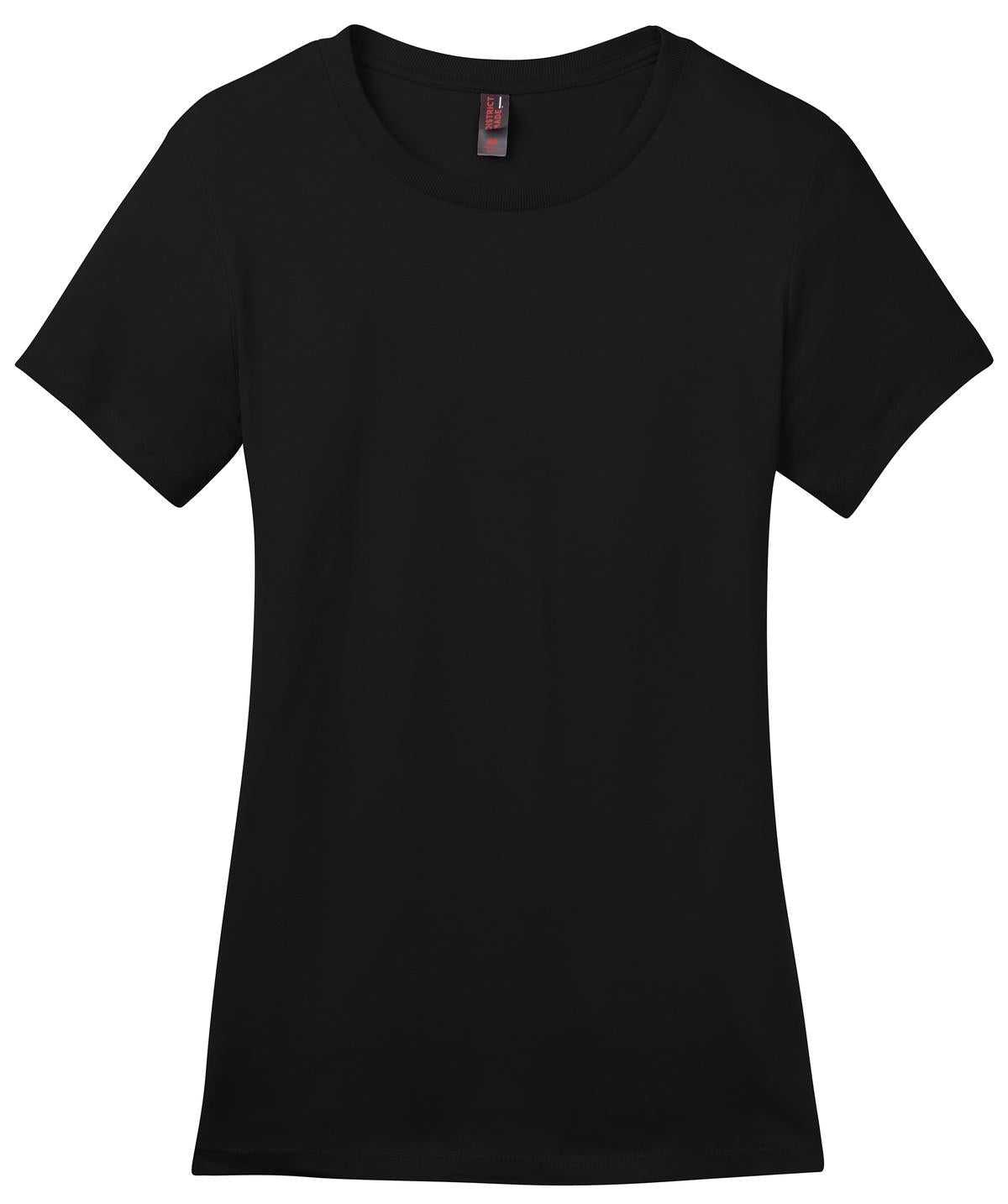 District DM104L Women&#39;s Perfect Weighttee - Jet Black - HIT a Double - 5