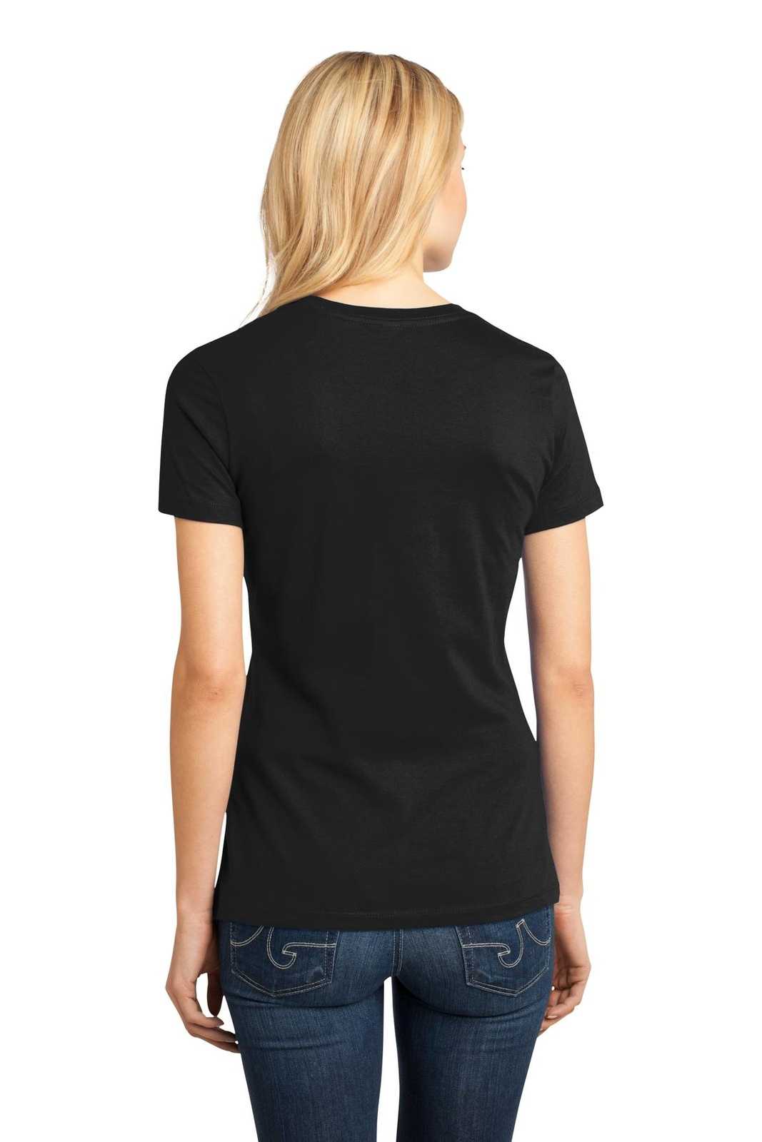 District DM104L Women's Perfect Weighttee - Jet Black - HIT a Double - 1