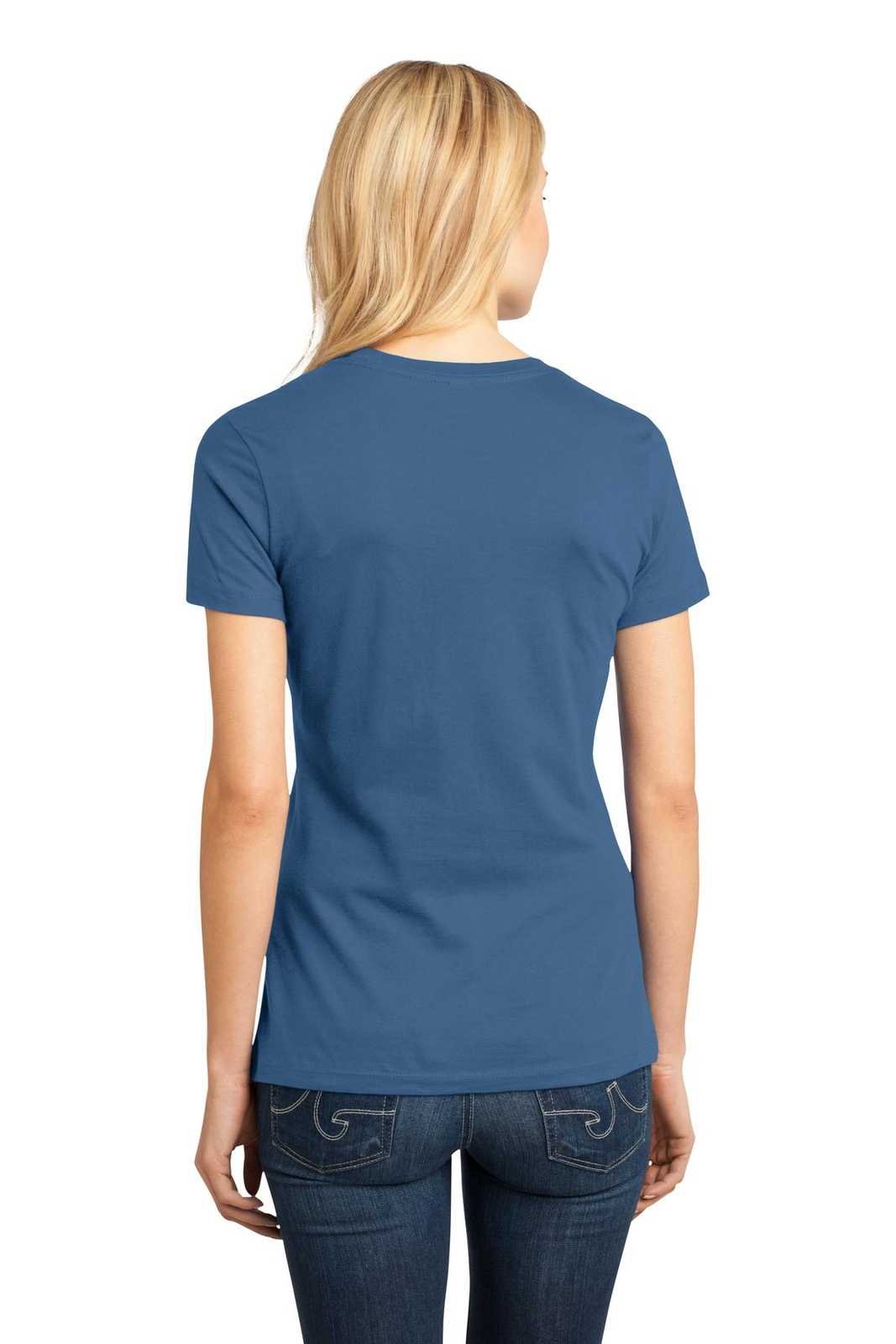 District DM104L Women&#39;s Perfect Weighttee - Maritime Blue - HIT a Double - 2