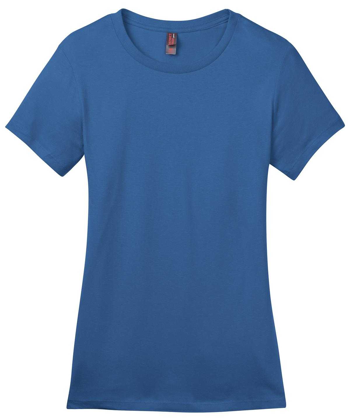 District DM104L Women&#39;s Perfect Weighttee - Maritime Blue - HIT a Double - 5