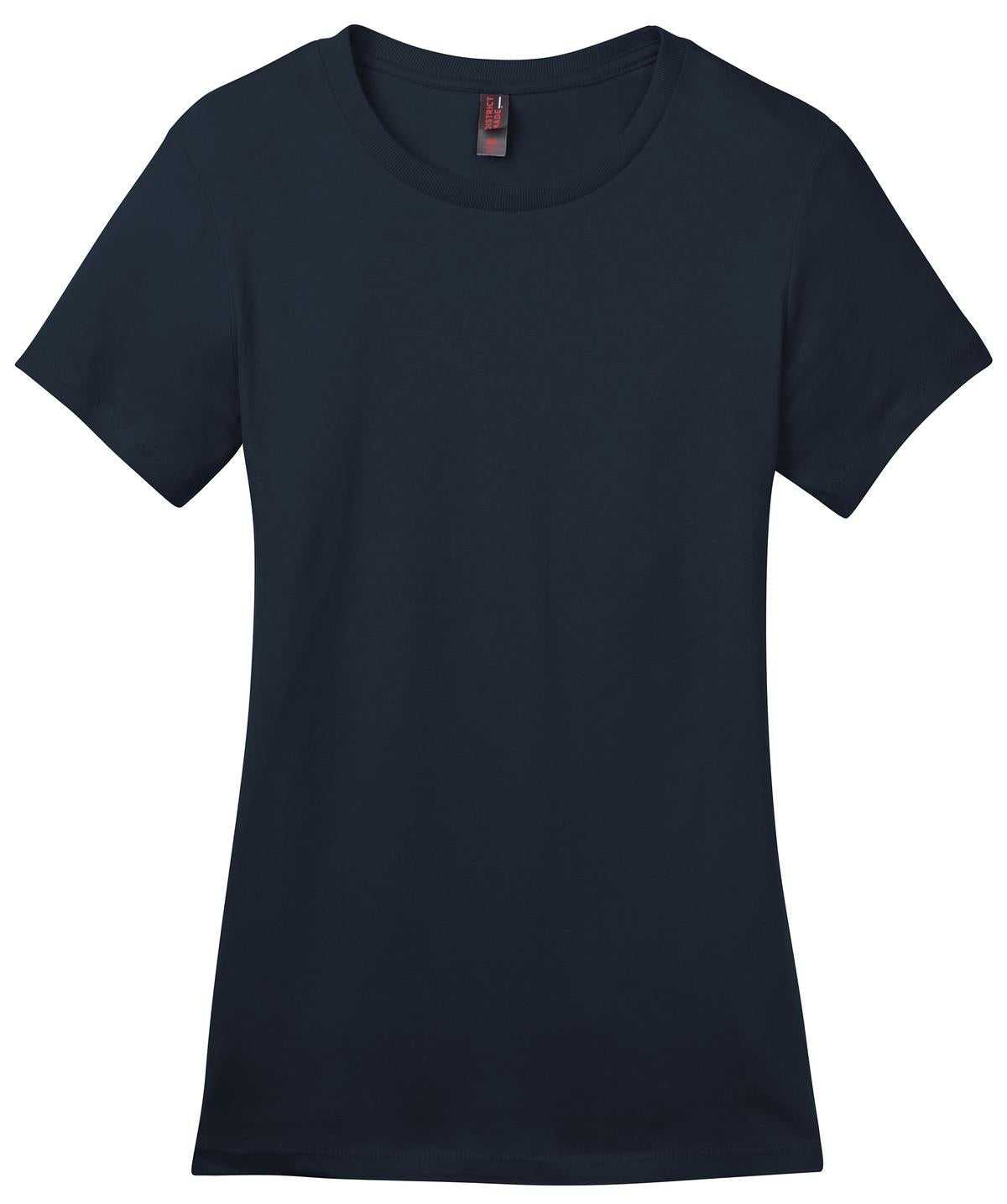 District DM104L Women&#39;s Perfect Weighttee - New Navy - HIT a Double - 5