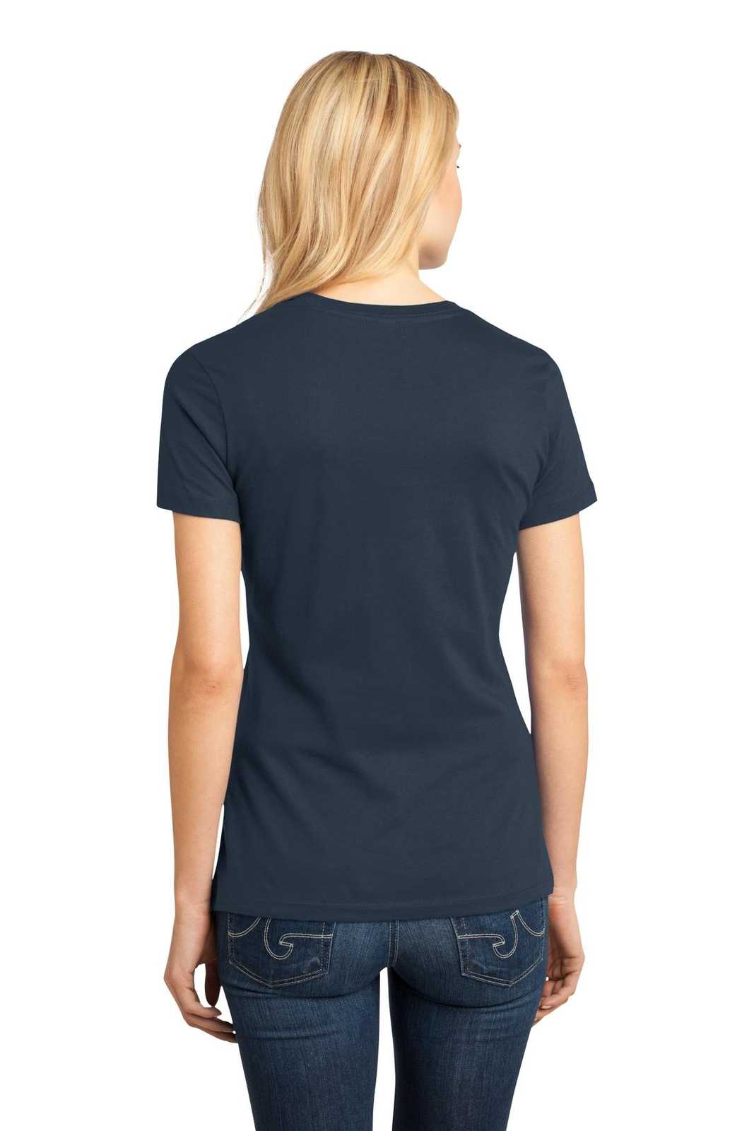 District DM104L Women&#39;s Perfect Weighttee - New Navy - HIT a Double - 2