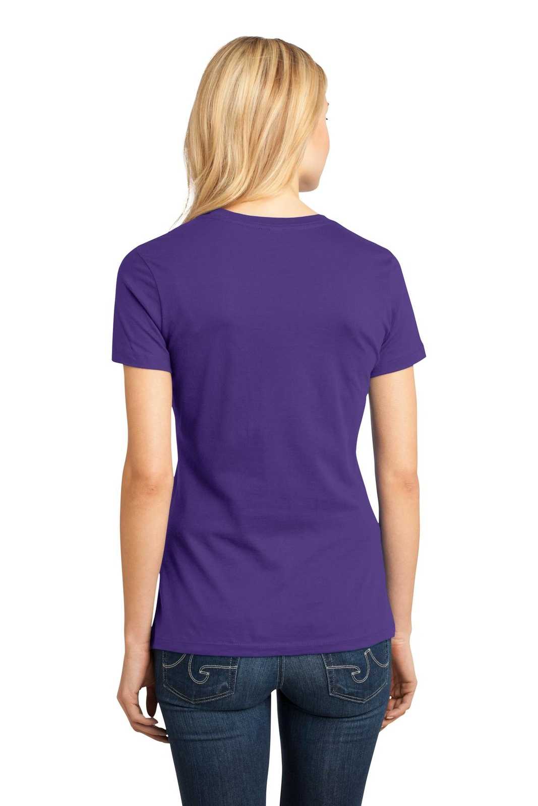 District DM104L Women&#39;s Perfect Weighttee - Purple - HIT a Double - 2