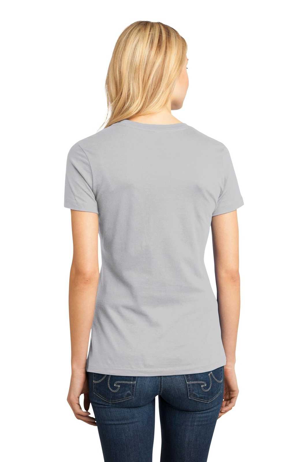 District DM104L Women&#39;s Perfect Weighttee - Silver - HIT a Double - 2