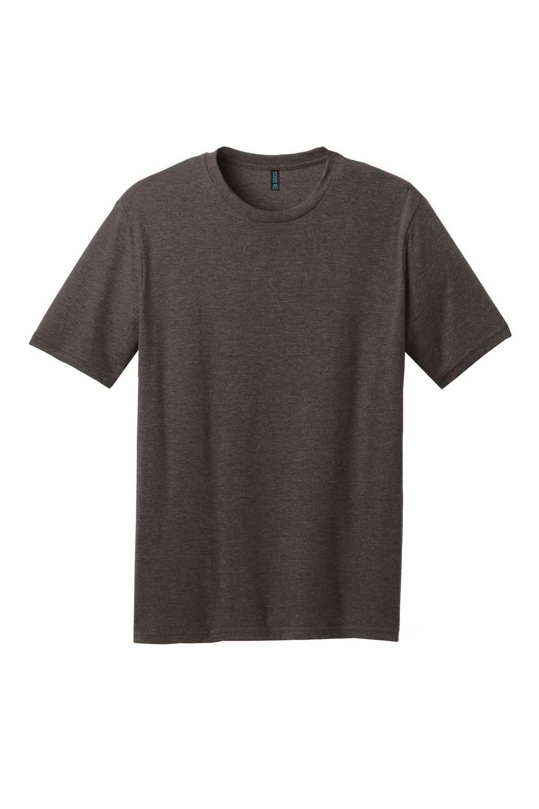 District DM108 Perfect Blend Tee - Heathered Brown - HIT a Double - 5