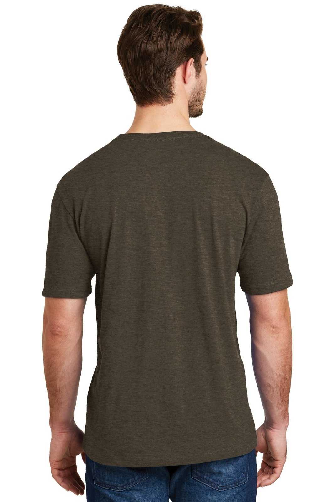 District DM108 Perfect Blend Tee - Heathered Brown - HIT a Double - 2