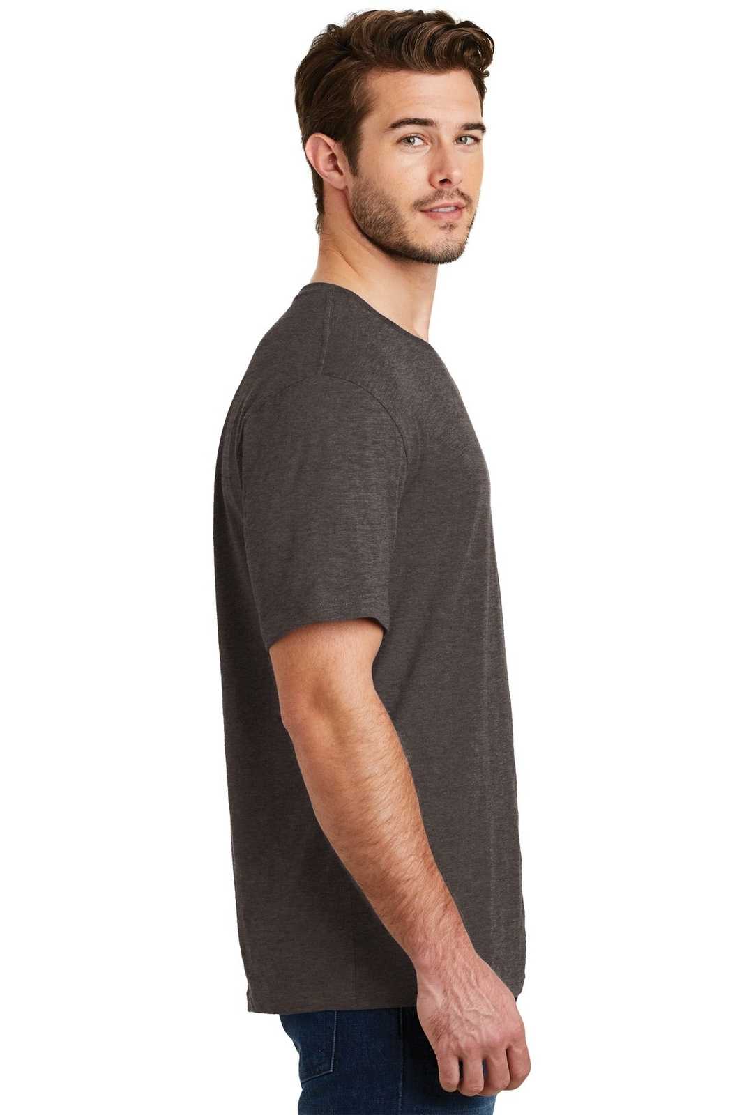 District DM108 Perfect Blend Tee - Heathered Brown - HIT a Double - 3