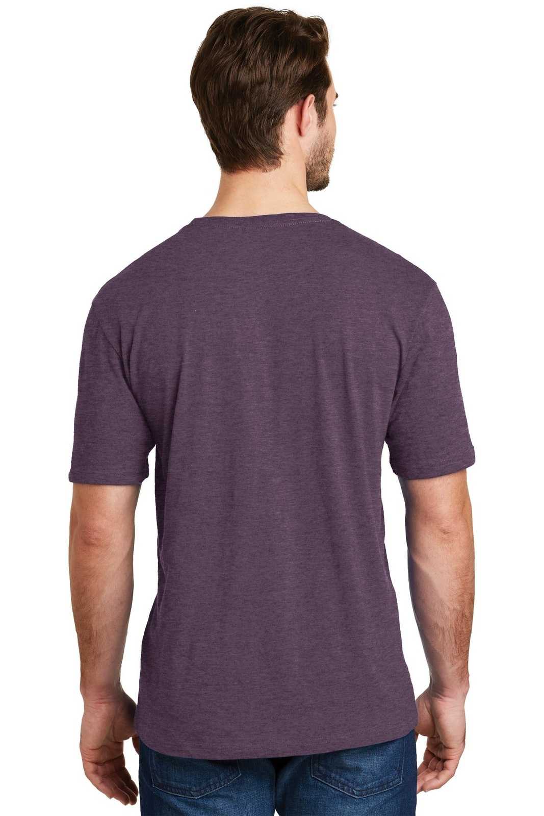 District DM108 Perfect Blend Tee - Heathered Eggplant - HIT a Double - 2