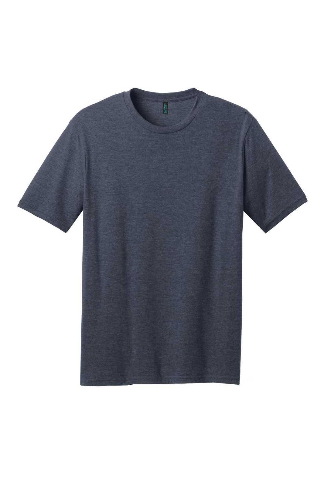 District DM108 Perfect Blend Tee - Heathered Navy - HIT a Double - 5