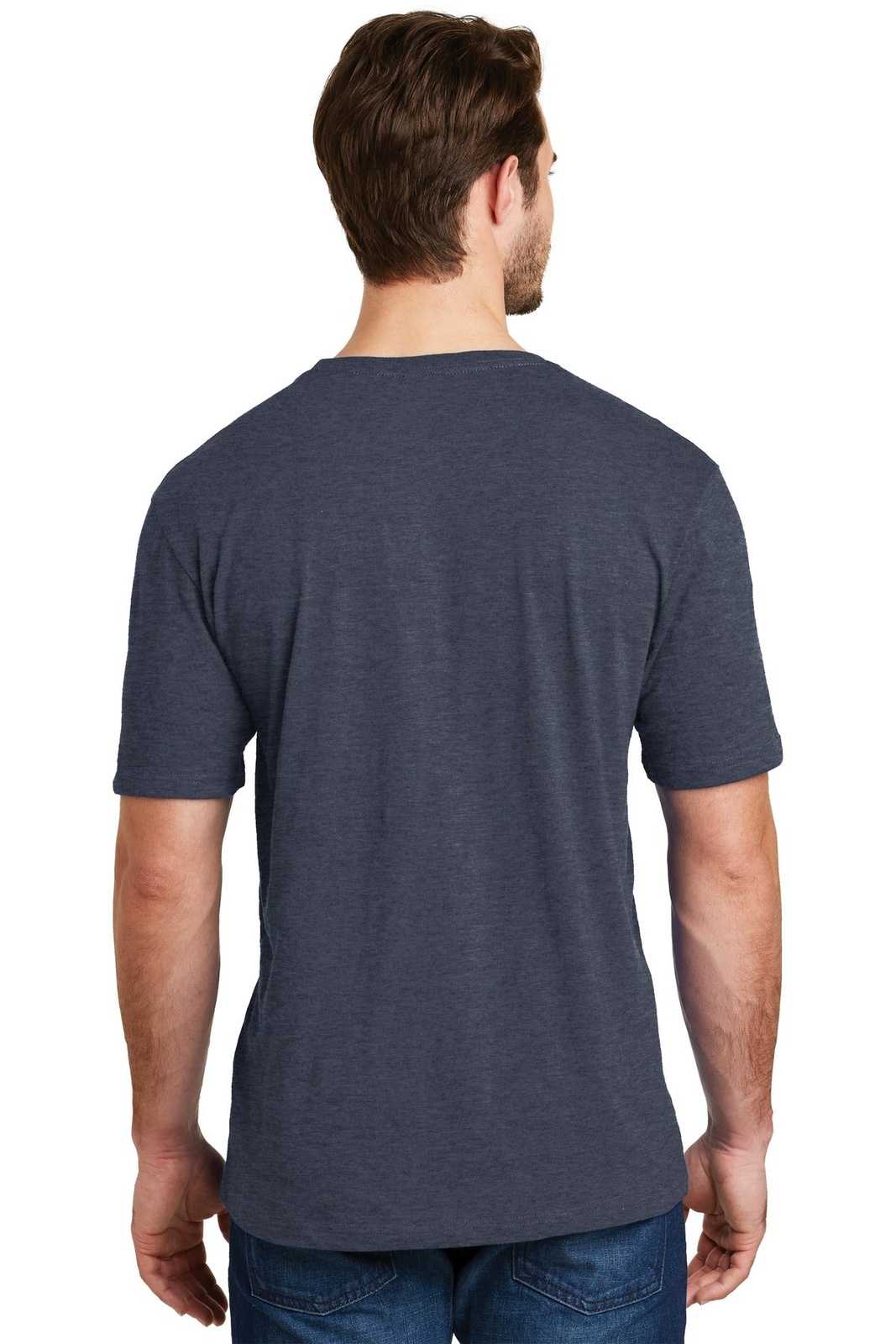 District DM108 Perfect Blend Tee - Heathered Navy - HIT a Double - 1