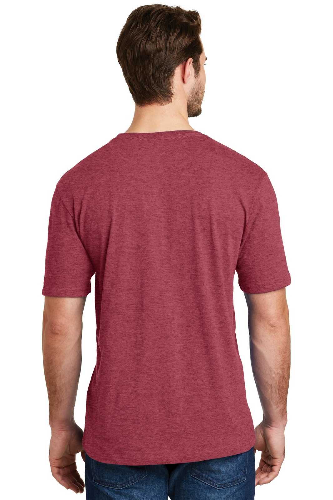 District DM108 Perfect Blend Tee - Heathered Red - HIT a Double - 2