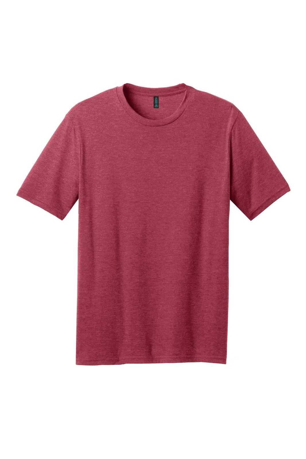 District DM108 Perfect Blend Tee - Heathered Red - HIT a Double - 5