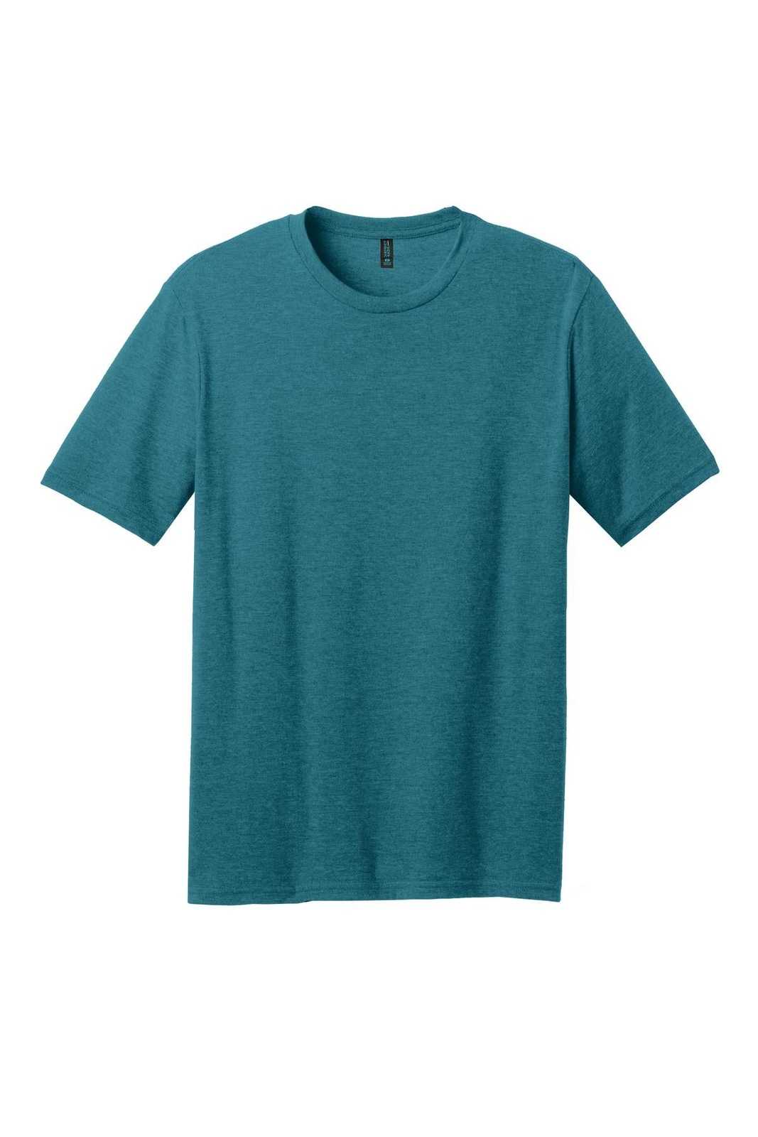 District DM108 Perfect Blend Tee - Heathered Teal - HIT a Double - 5