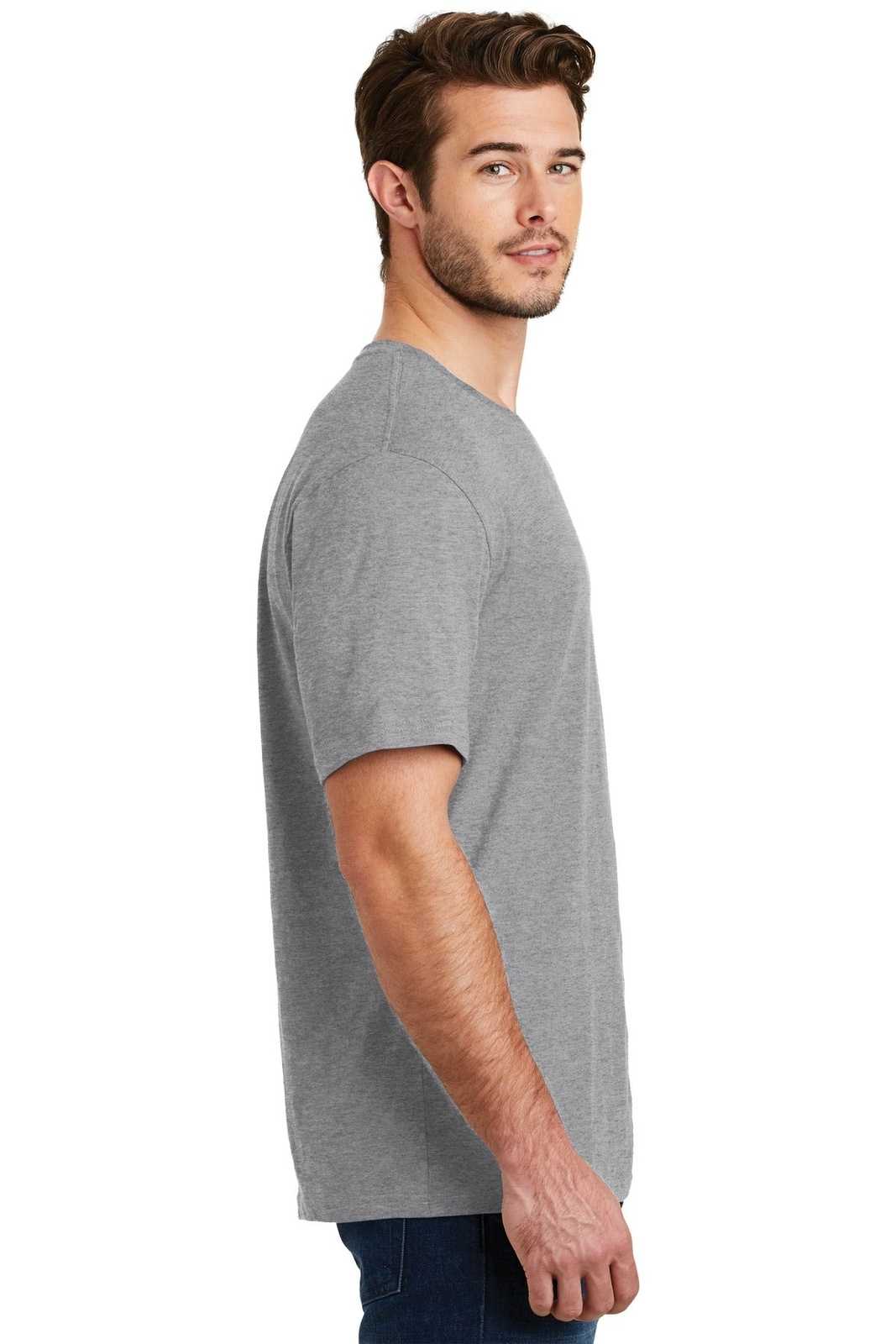 District DM108 Perfect Blend Tee - Light Heather Gray - HIT a Double - 3