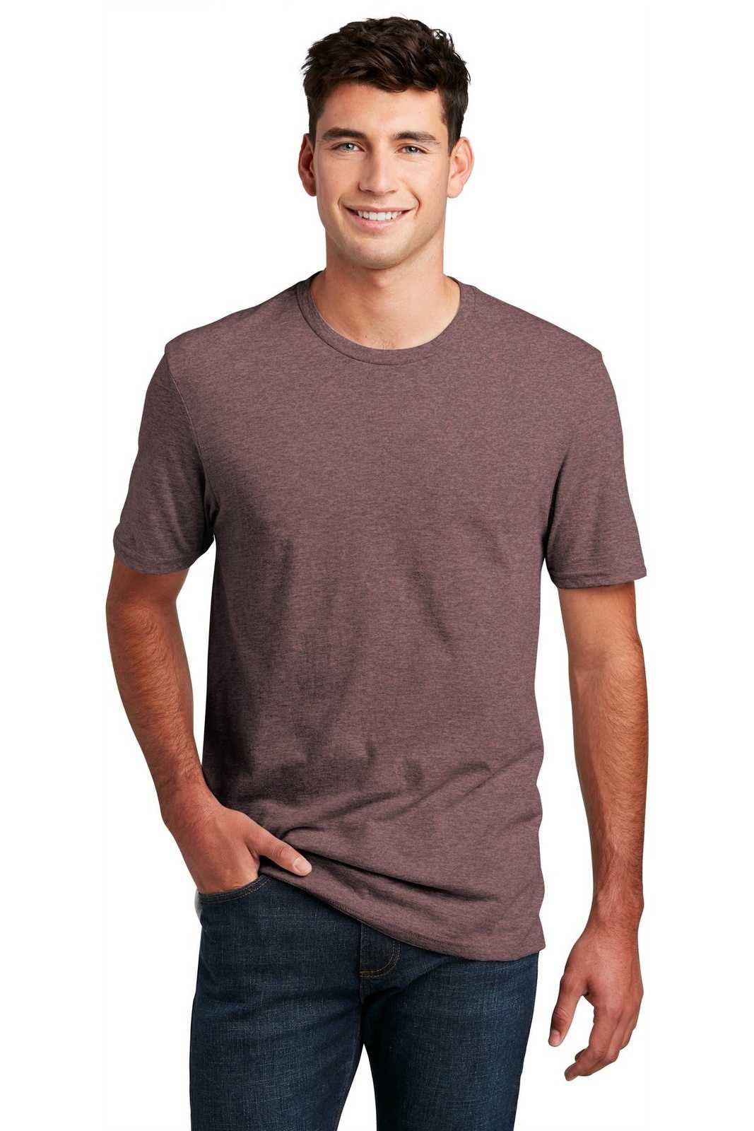 District DM108 Perfect Blend Tee - Rose Fleck - HIT a Double - 1