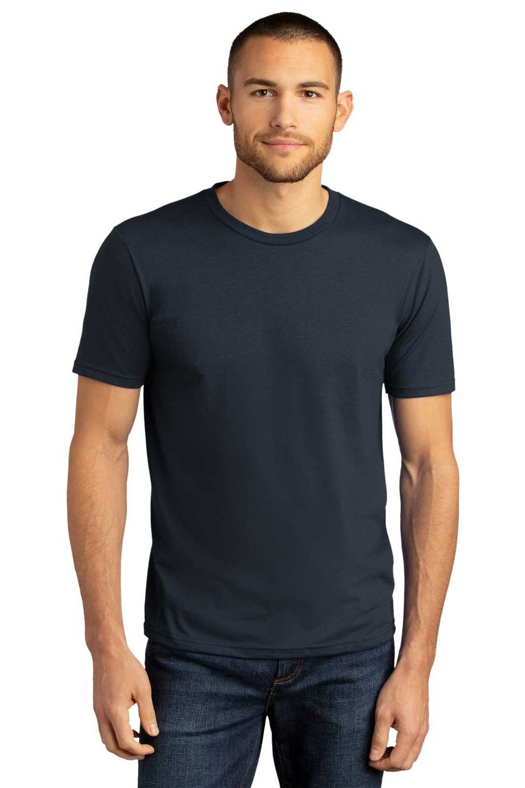 District DM130DTG Perfect Tri DTG Tee - New Navy - HIT a Double - 1