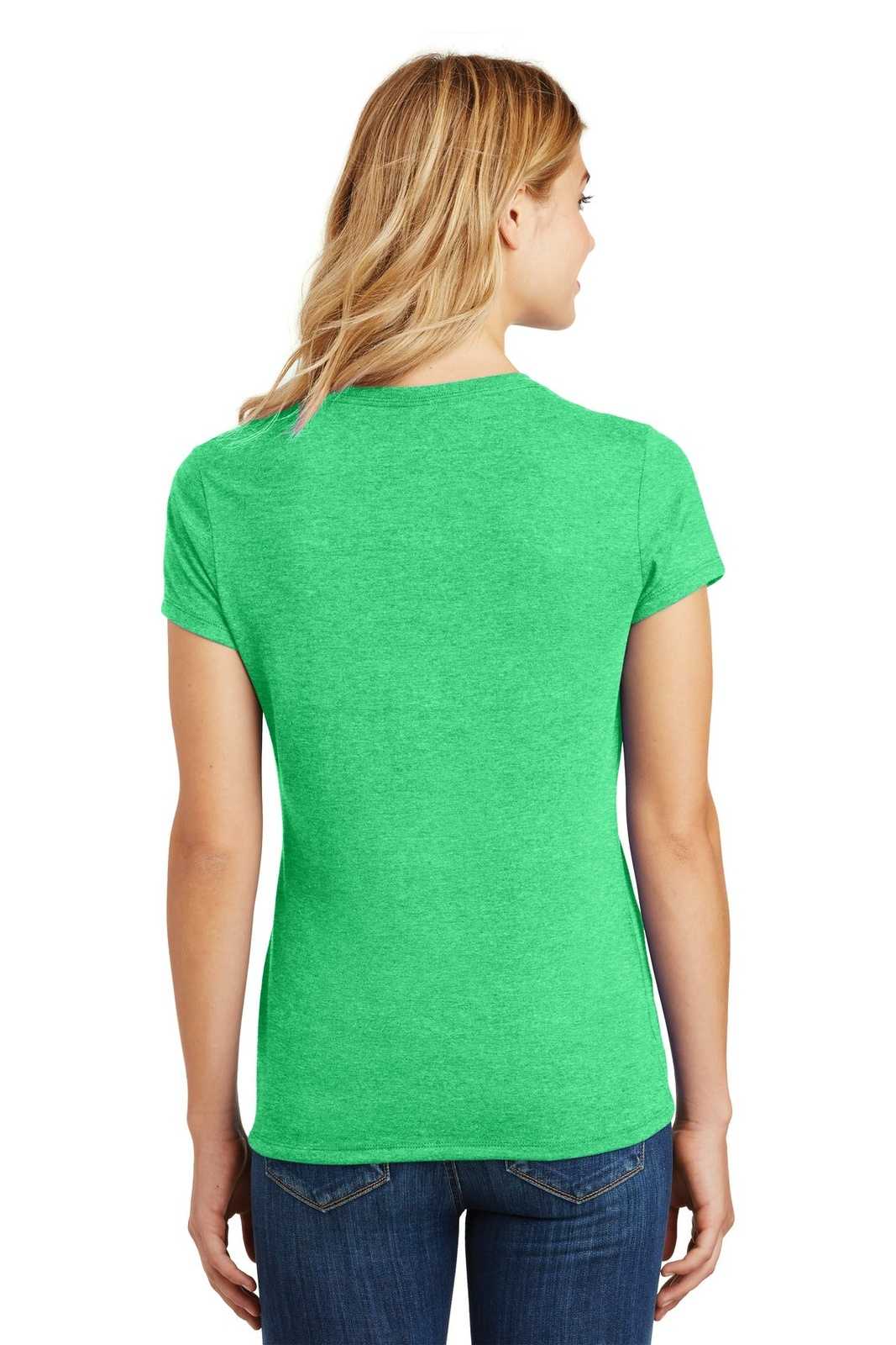 District DM130L Women's Perfect Tri Tee - Green Frost - HIT a Double - 1