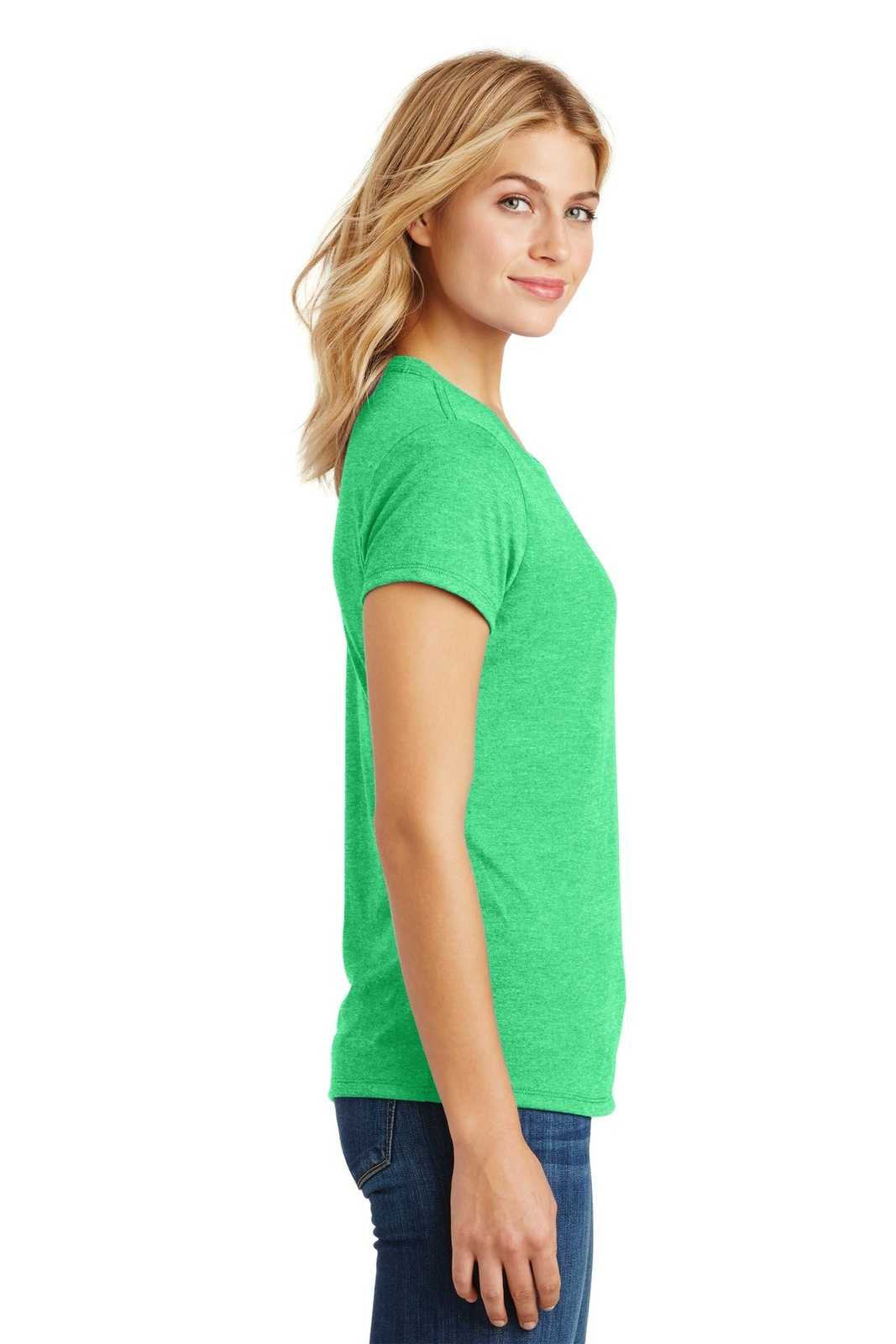 District DM130L Women&#39;s Perfect Tri Tee - Green Frost - HIT a Double - 3