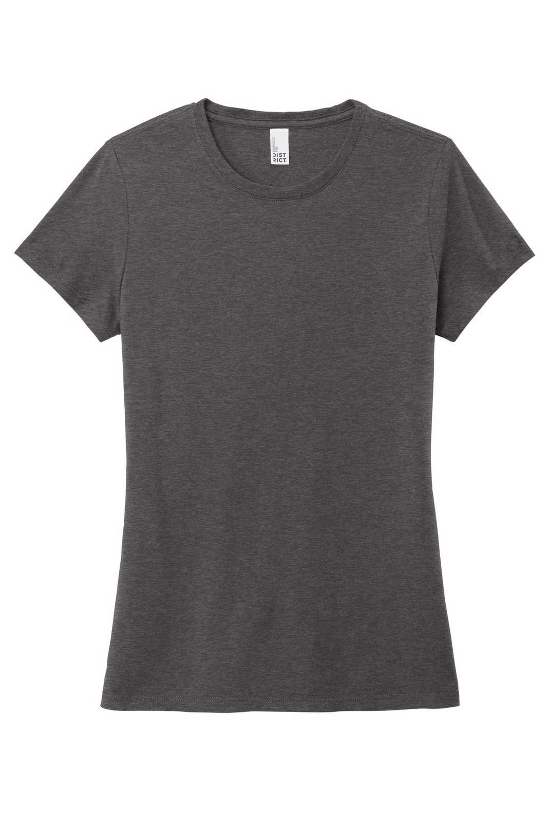 District DM130L Women&#39;s Perfect Tri Tee - Heathered Charcoal - HIT a Double - 2