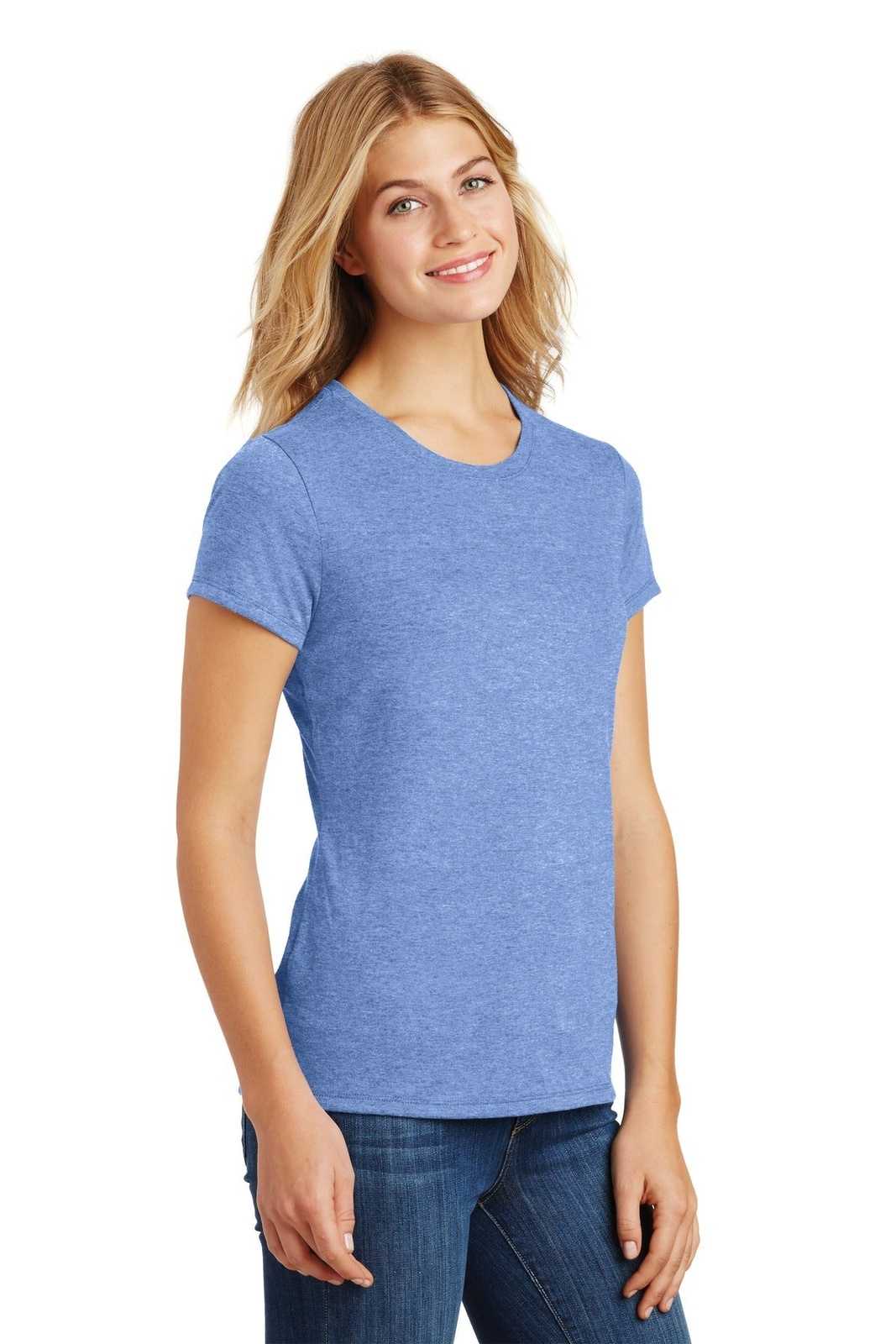District DM130L Women&#39;s Perfect Tri Tee - Maritime Frost - HIT a Double - 4