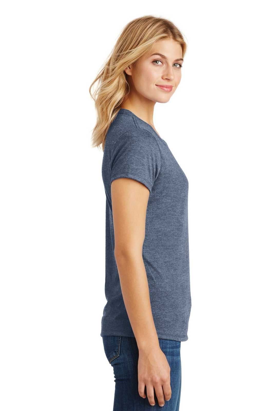 District DM130L Women&#39;s Perfect Tri Tee - Navy Frost - HIT a Double - 3