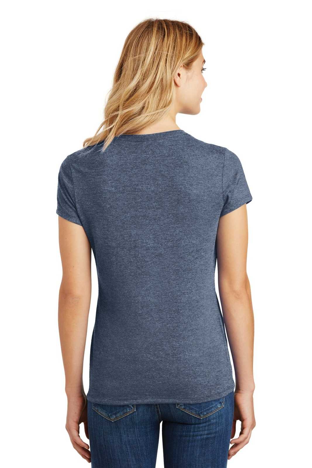 District DM130L Women's Perfect Tri Tee - Navy Frost - HIT a Double - 1